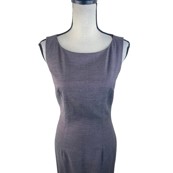 Boss Hugo Boss Sleeveless Wool Blend Sheath Dress Office Career 2 - Picture 2 of 10